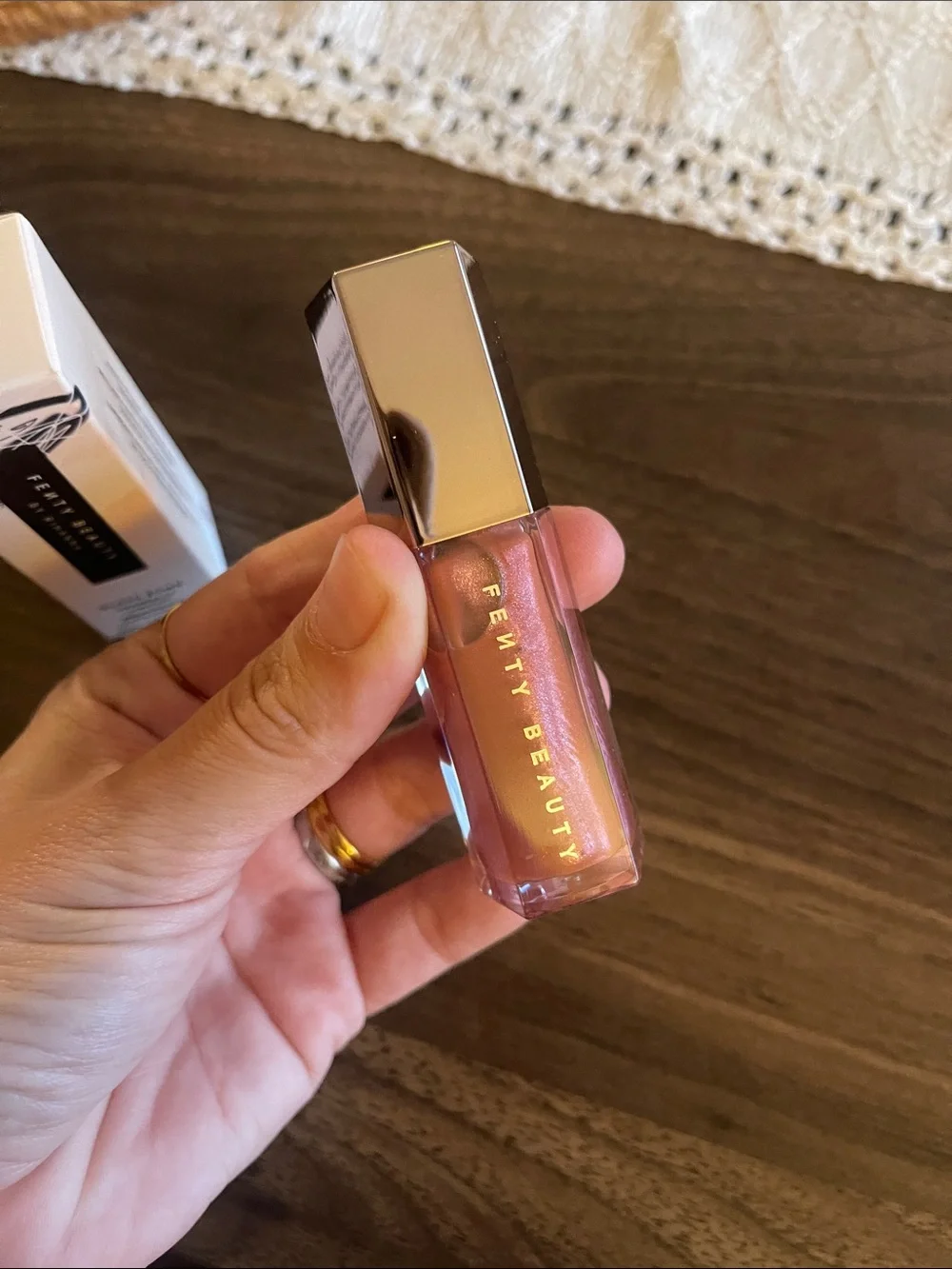 Fenty Beauty Gloss Bomb Lip Luminizer - Rose Gold Shimmer